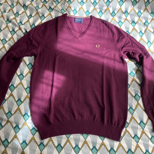 Pull fred perry bordeaux - fred,