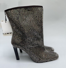 Zara Marron Argent Talon Haut