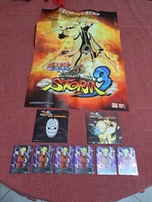 Naruto Ultimate Ninja 3 Storm Collector's Content Sound Card And Poster