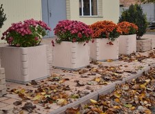 Moule en béton clôture pilier et colonne déco jardin protection fleur F09