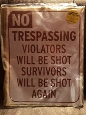 VINTAGE REPRO METAL SIGN NO