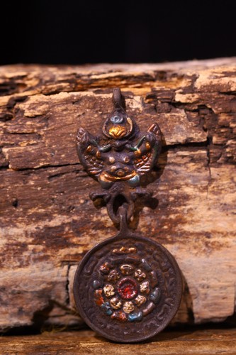 Bronze painted garuda - bronze,