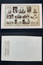 Belgique, Waterloo, Vignettes Vintage cdv albumen print CDV, tirage albuminé, 
