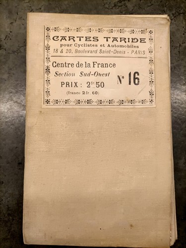 Carte taride routiere 16sur - carte,