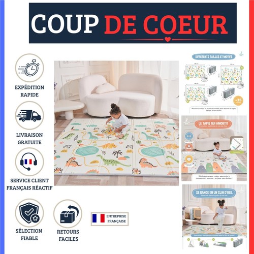 Tapis éveil bébé pliable - d'éveil,
