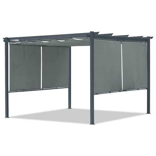 10x12ft outdoor pergola - 10x12ft, w/