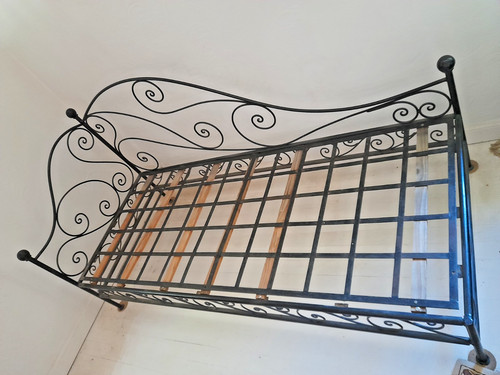 Banquette lit fer forgé - de,