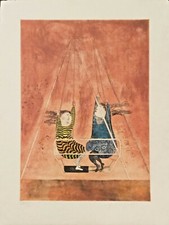 G. Rodo Boulanger "Balancelle" original etching art