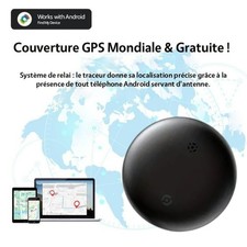 Traceur GPS mini Google Android Noir - tracker Bluetooth sans Sim
