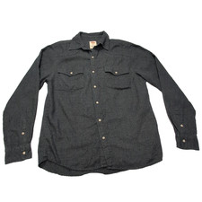 Chemise Dickies flanelle grise foncée taille S #107e