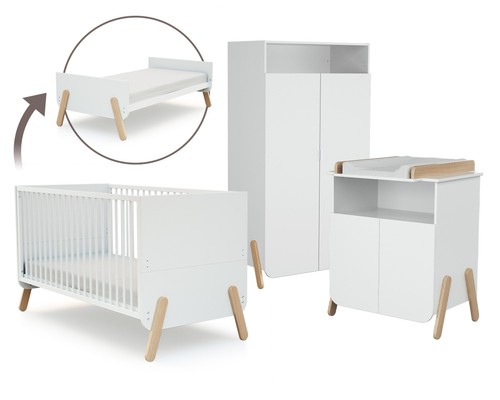 Chambre bébé lit commode - chambre,