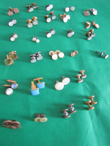 27x bouton manchette - bouton,