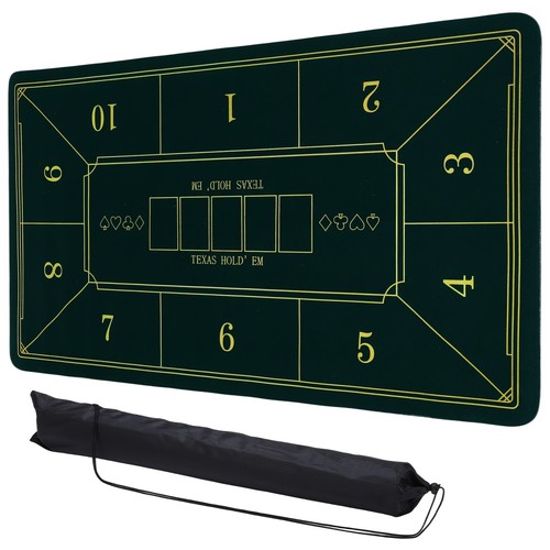Tapis poker portable 180 x - 180,