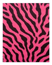 Art mural vivant motif zèbre