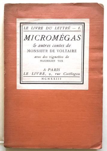 Voltaire micromégas décors - micromégas.,