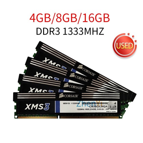 16go 8go 4go - ddr3, 1333mhz
