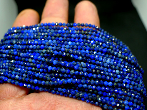 38cm rang perles ronde facette - 38cm,