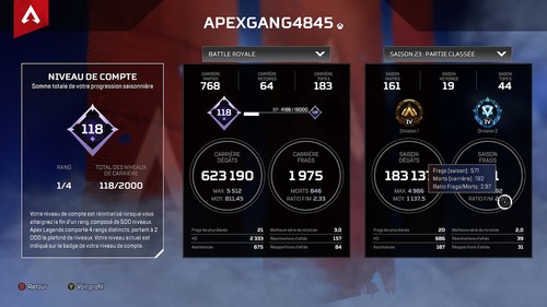 Compte apex legends octane - compte,