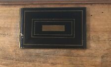 ETUI A CIGARETTES ANCIEN en laque noire et laiton