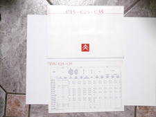 CITROËN C15 C25 C35 nuancier