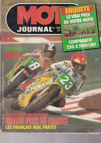 Moto journal 461 honda 200 - n°461,