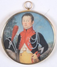 Oldani "NCO of Napoleonic 'gendarmerie impériale'", miniature, 1809
