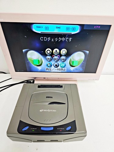 Sega saturn console grey junk - sega,
