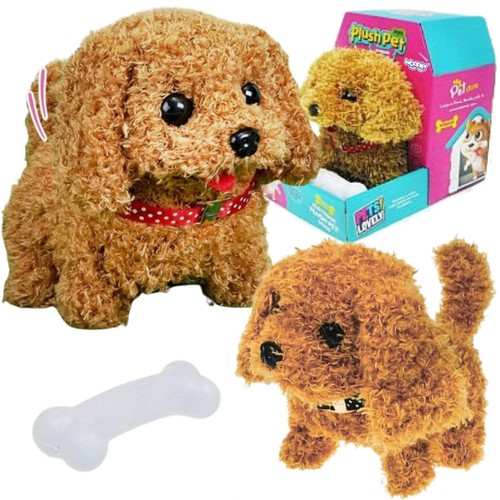 Chien peluche interactif - en,