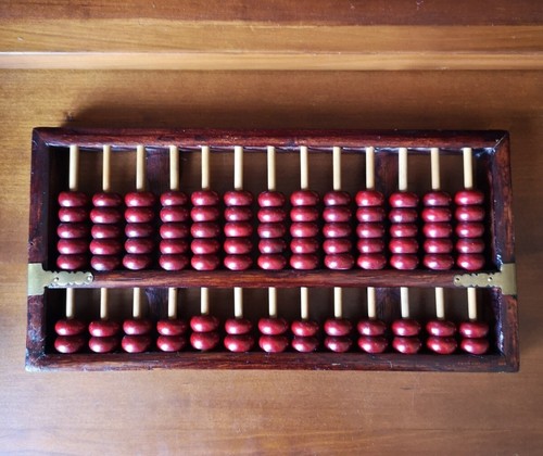 Abaque outil calcul boulier - calcul,
