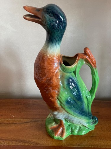 Pichet zoomorphe canard en - zoomorphe,