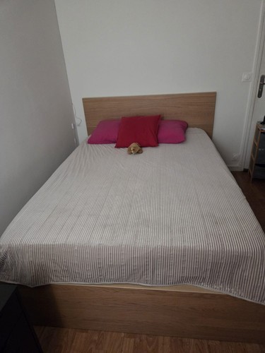 Lit coffre ikea malm - lit,
