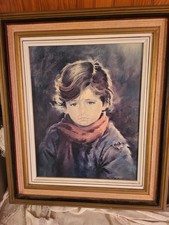 ANTIQUITE / TABLEAU A L'ENFANT