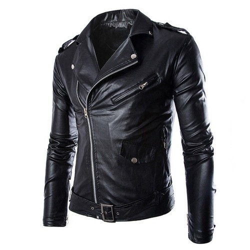 Veste biker cuir - veste,