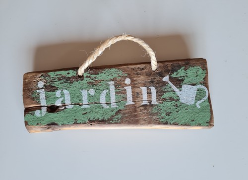 Panneau bois flotté jardin - panneau, "jardin"