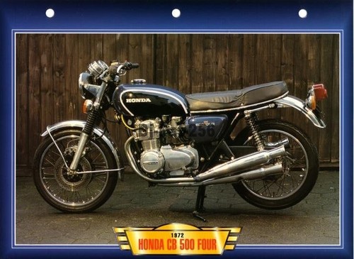 Fiche moto honda 500 - honda,