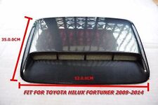 1PC TOYOTA HILUX VIGO FORTUNER 2009-2014 BLACK FIBER HOOD SCOOP COVER 35 X 52CM