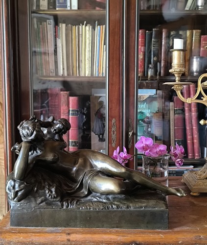 Bronze vénus endormie - bronze, et