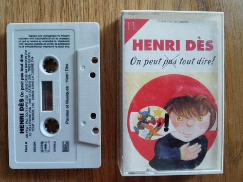 Cassette audio henri dès - k7,
