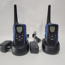 Uniden Two-Way Radios Walkie Talkies Blue Model GMR635-2CK Charger Pair Set