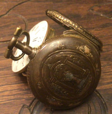 MONTRE A COQ ´´ BERTHOUD Paris en métal cuivré ´´XIXeme