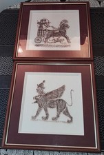 Lot 2 cadres sous-verre Musée