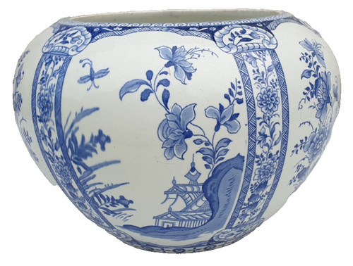 Faience gien cache pot - de,