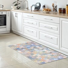 Tapis de cuisine multicolore