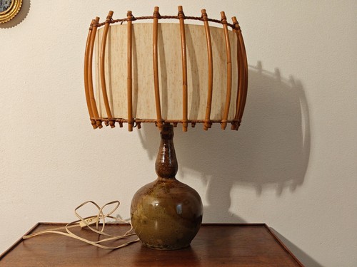 Lampe céramique abat - lampe,