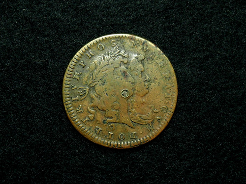 Jeton laiton 25mm louis xiv - -,