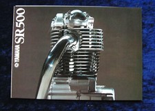 Yamaha SR 500 brochure 1978 the first brochure of the cult SR 500