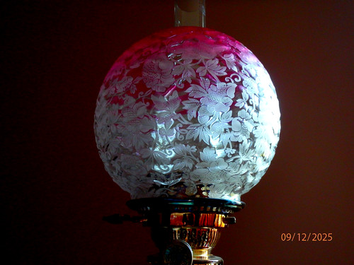 Globe tulipe cristal pour - en,
