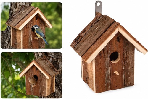 Nichoir oiseaux bois épicéa - bois,