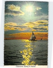 Postcard Catamaran Sailing in Hawaii USA