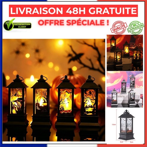 Lanterne led citrouille - lanterne,